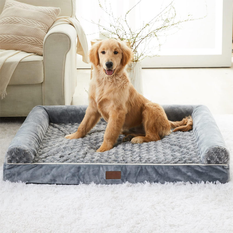 Orthopedic dog crate mat best sale